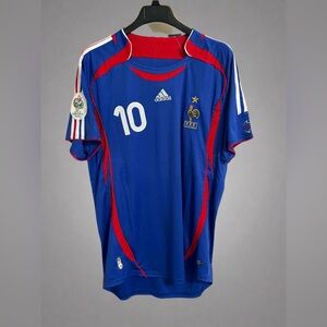 France 2006 World Cup Retro Jersey - Zinedine Zidane #10